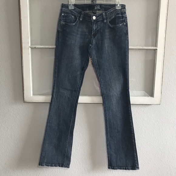 Fox Jeans | Fox Racing Distressed Low Rise Jeans Size 26 | Poshmark